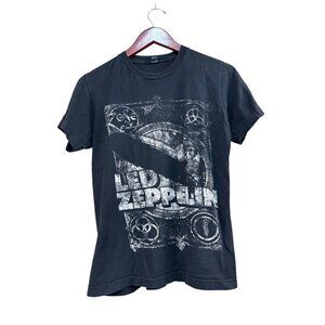Led Zeppelin Vintage Black Graphic Tee Shirt S